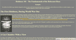 Desktop Screenshot of holohoax101.org
