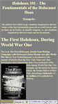 Mobile Screenshot of holohoax101.org